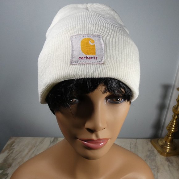 Carhartt Knit Cap Beanie Hat Ivory White *LAST ONE IN THIS COLOR* - Picture 2 of 16
